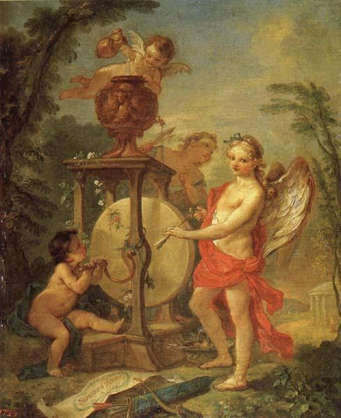 Natoire, Charles Joseph Cupid Sharpening His Arrow